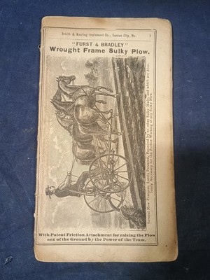 1800's Smith Keating Kansas City  Agricultural Implements, Wagons, Plows Booklet