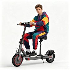 Portable Electric Scooter with Seat for Adults 31KM/H Folding Commuter E-Scooter