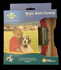 PetSafe Bark Control Static Dog Collar Stop Medium Large Dogs PBC-302 NIB