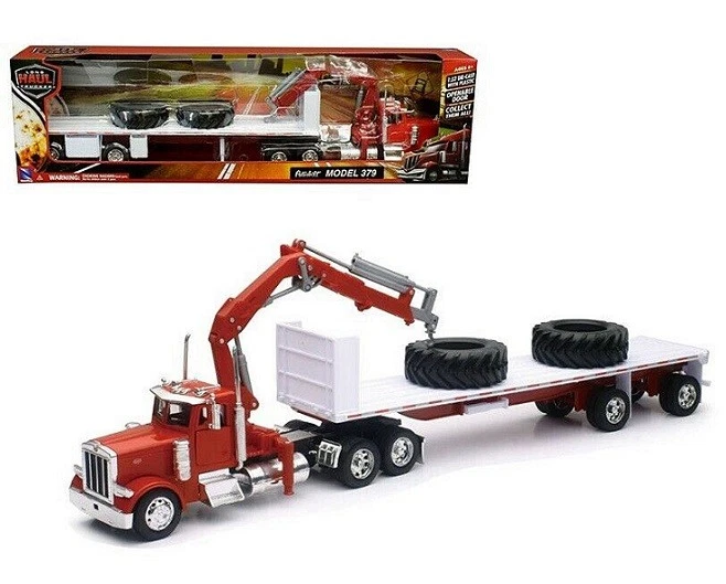 Camion 6x4 PETERBILT 389 et remorque 2 essieux PETERBILT avec une échelle de 1/32 conçu par