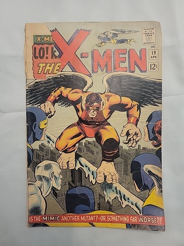 Marvel X-Men #19 Comic Book April 1966 First Mimic Appearance