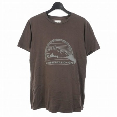 VISVIM Print T-shirt Cut and Sewn SASARArt Sleeve M Brown Brown Men's