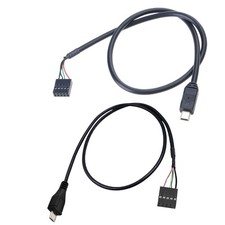 USB 2.0 Mini 5Pin Male to 9Pin Female Adapter Cable 2.54 USB Header Motherboard