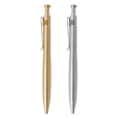 Luxury Stainless Steel Brass Business office Ballpoint Pen Office School Supplie