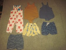 Q: Little Boy sz. 12 to 18 months Spring/Summer Clothes: Rompers  Bathing Suits