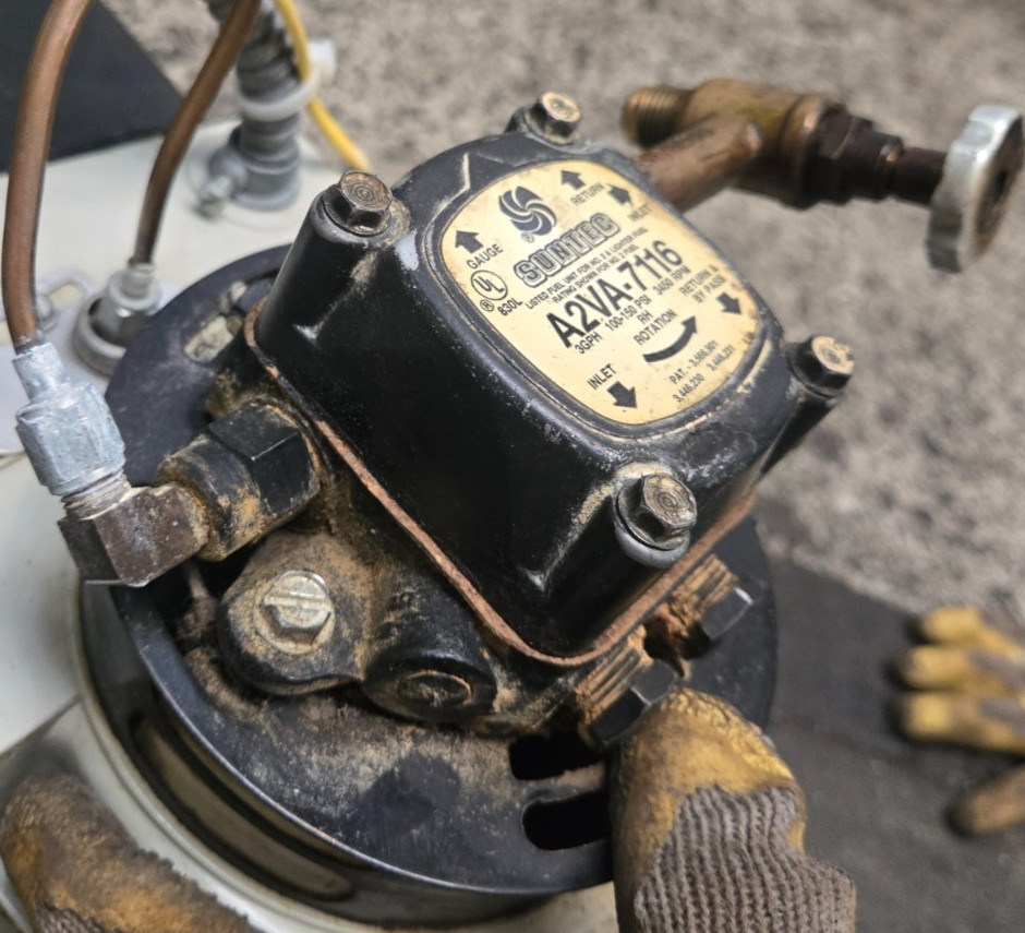 Suntec A2VA-7116 single Stage Oil Burner Pump - Beckett A AF AFG Boiler Furnace