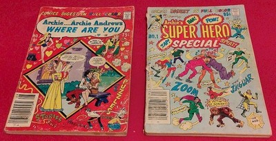 Archie....Archie Andrews Where Are You? #7 & Archie's Super Hero Special #1 READ