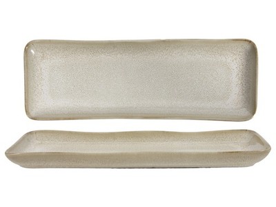 Servierplatte SEPIA beige BHT 28x2.20x10 cm beige
