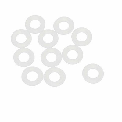 10 Pcs Silica Gel O-rings Sealing Rings 8mm x 2mm White Gasket Washer KD #WD9