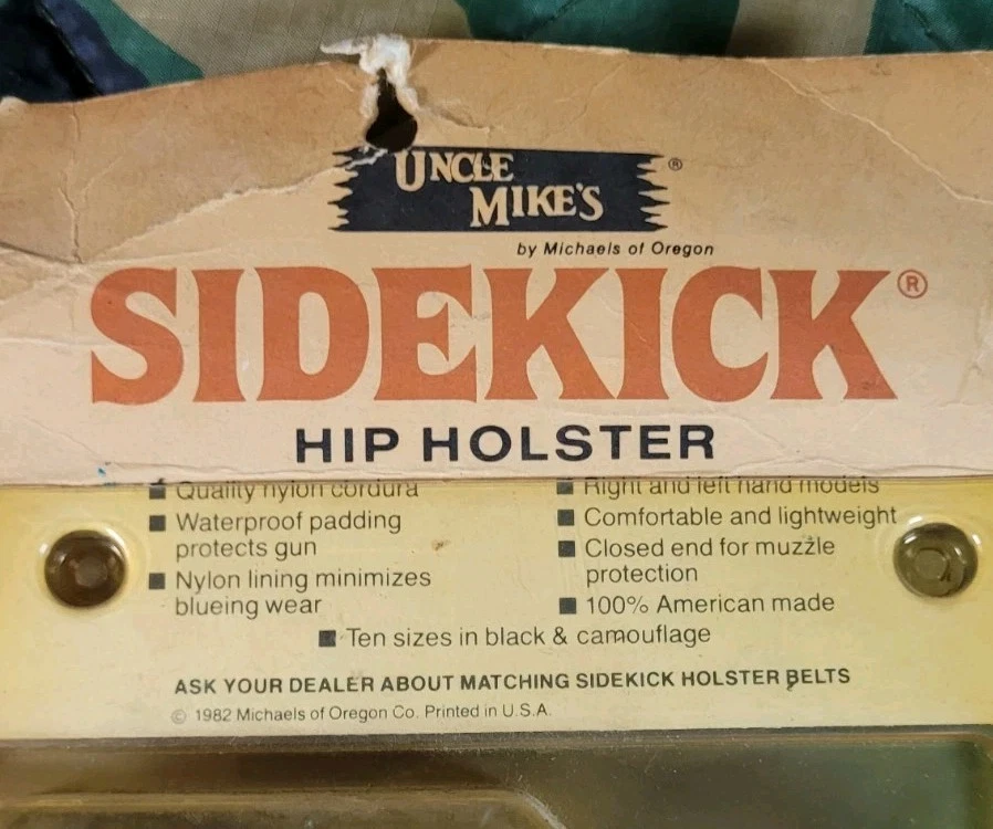 Funda Camuflada Vintage Tíos Mikes Side Kick Talla 5 para Mano Derecha Foto 3 de 4