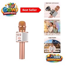 Portable Handheld Karaoke Mic Speaker - Ideal for Parties, All Smartphones