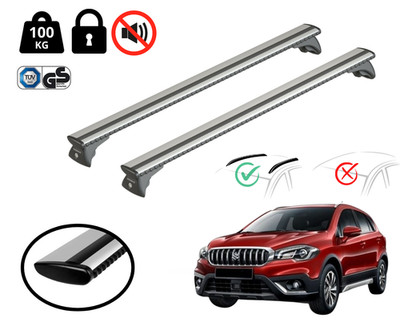Dachträger für Suzuki S-Cross Sx4 2013-2021 mit Handlauf Gepäckträger