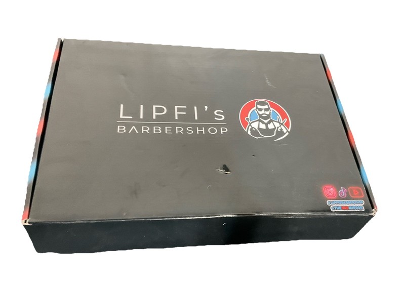 LIPFI's Barbershop The 360 Mirror Portable Folding Black Rectangle Mirror