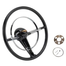 Speedway 15 Inch Steering Wheel And Adapter Plate Fits 1955-56 Chevy