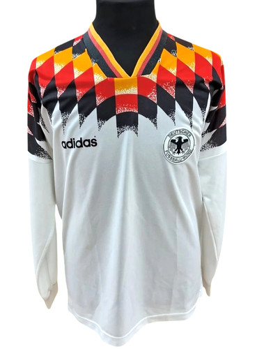 GERMANY 1994/1995 HOME ADIDAS FOOTBALL SOCCER SHIRT JERSEY VARIANT RARE SZ M