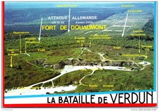 55 VERDUN - aerial view of Fort Douaumont --