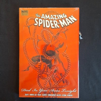 Amazing Spider-man Died In Your Arms Tonight hardcover Graphic  novel  (B11)