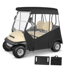 Golf Cart Enclosure,600D Clear Rain Cover 2 Passenger for Club Car Precedent
