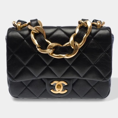 Sac CHANEL Timeless/Classique en Cuir Noir - 103745 - Photo 1/4
