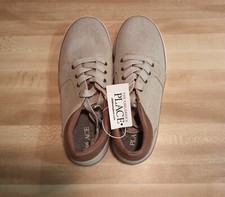 The Children's Place - NWT - Boys Tan Oxford Sneakers Shoes - Size 5