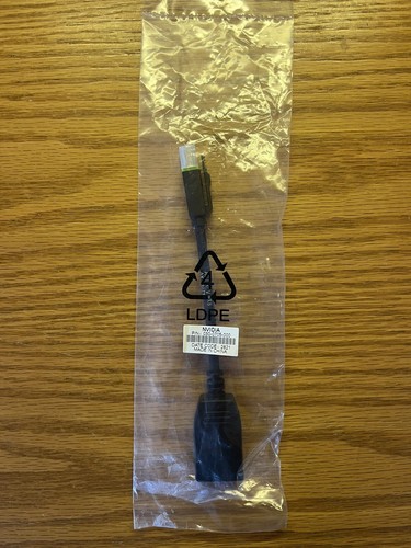 **NEW** NVIDIA Mini DisplayPort Male to DisplayPort Female Adapter 030-0705 (lot - Picture 1 of 4