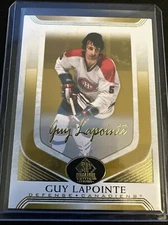 2020-21 SP Signature Legends Gold Facsimile Auto Guy Lapointe