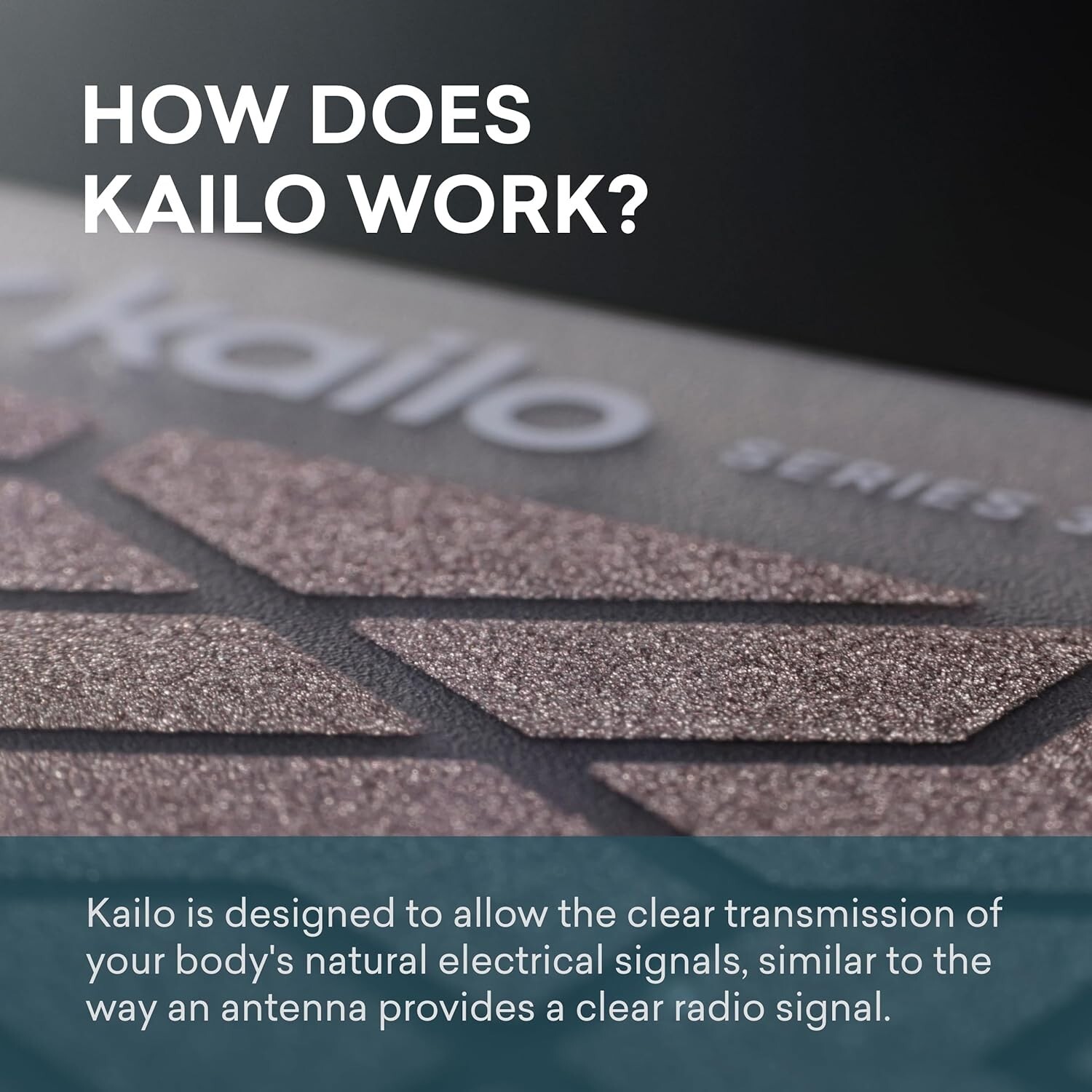 Kailo Kit Nanotech BioAntenna Pain Patch Interacts with Electrical