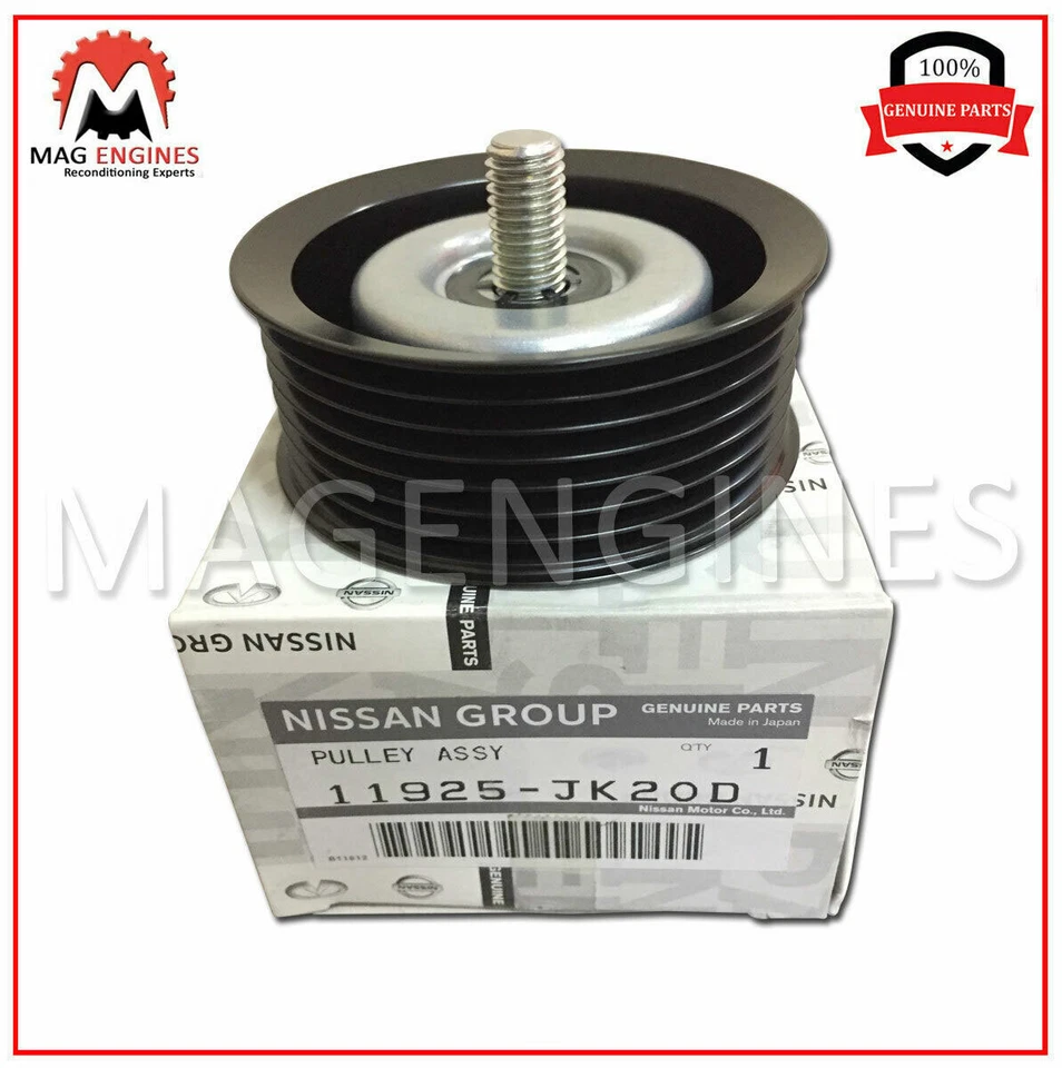 11925-JK20D CONJUNTO DE POLEA LOCA ORIGINAL OEM PARA 370Z INFINITI Q50 Q60 QX50 QX70 Foto 4 de 4