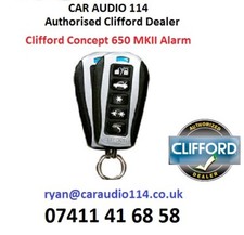 Clifford alarm CONCEPT 650MkII - Thatcham Approved Alarm System Cat 1 