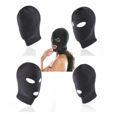 Harness Head Hood Spandex Mask Blindfold Restraint Slaves Binding Unisex