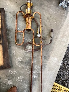 HammerHawk Model 750 Air Powered Tee Post Hammer Driver 