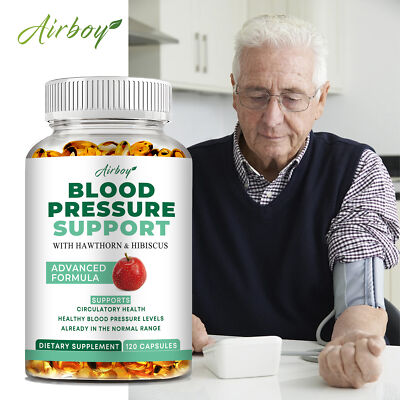 Blood Pressure Support - Hawthorn, Hibiscus - Heart and Blood Pressure Support