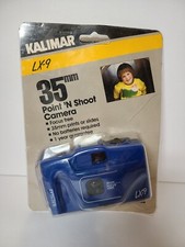 Vtg Camera Kalimar LX-9 35MM Point N Shoot New In Package Blue K-666B