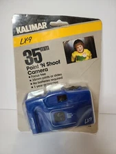 Vtg Camera Kalimar LX-9 35MM Point N Shoot New In Package Blue K-666B