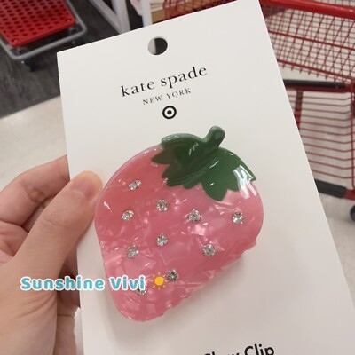 NWT Strawberry Hair Claw Clip kate spade new york x Target  display picture 1