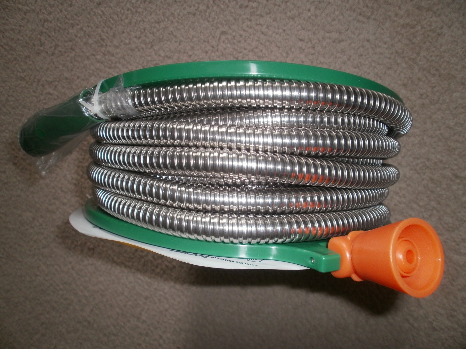 Hercules Metal Garden Hoses, 75 Ft STAINLESS STEEL HOSE COMBO, As seen