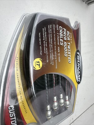 Tsunami 17  Twisted Pair Audio Cables