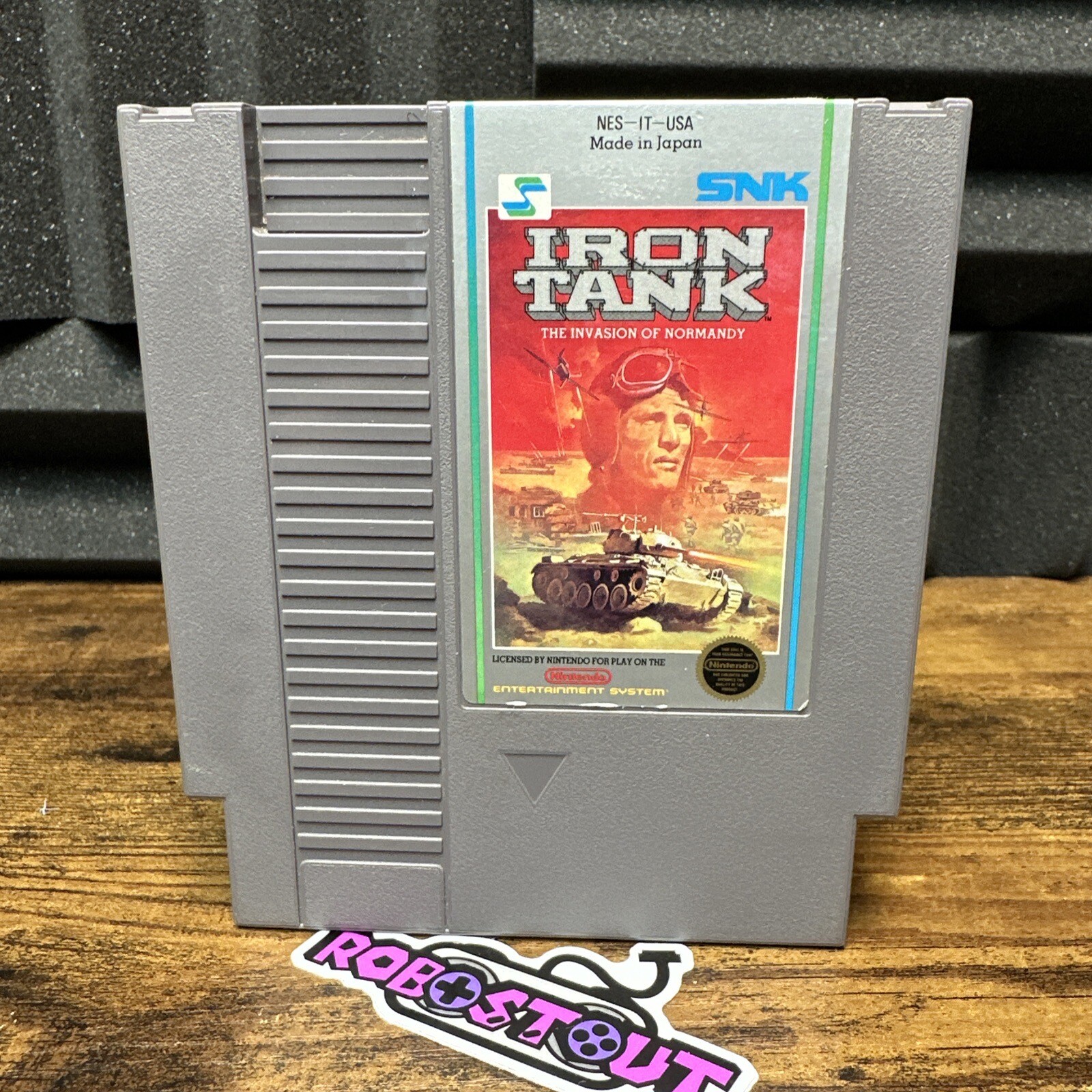 Iron Tank NES Nintendo Cart Only Tested and Working ⭐FREE SHIPPING⭐