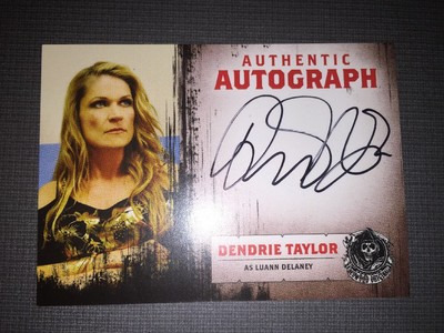 Sons Of Anarchy Authentic Autograph Card Of Dendrie Taylor As