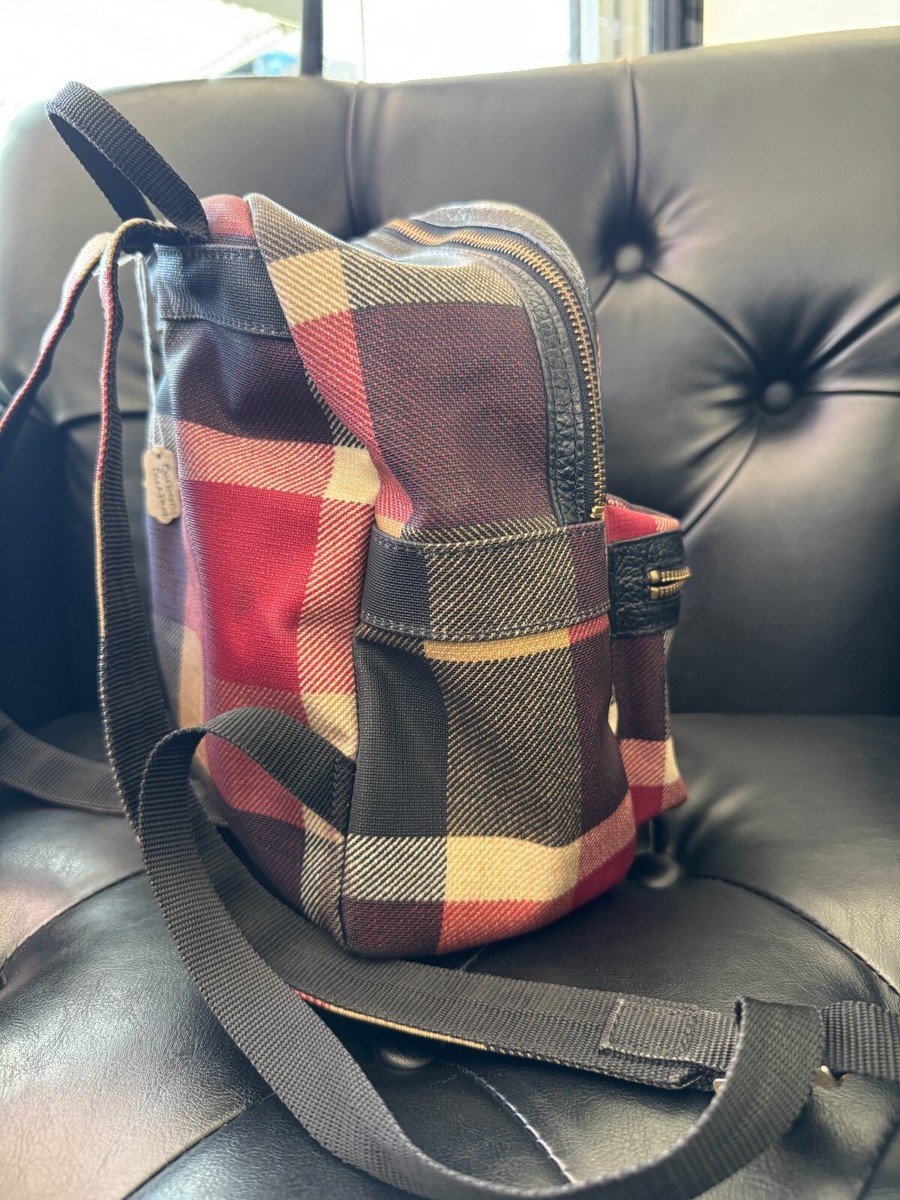 Burberry Blue Label Crestbridge Check Backpack | eBay