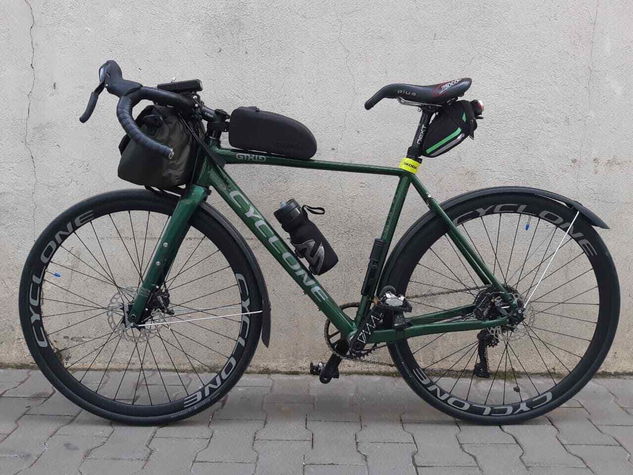 URBAN Gravel Universal Mudguards 28/700c Black/White/Titanium = Topeak