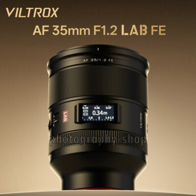 Viltrox AF 35mm F1.2 LAB FE Full Frame Auto Focus Lens for Sony E-mount Cameras