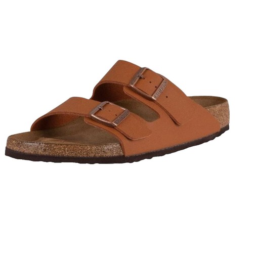 BIRKENSTOCK BETULA ARIZONA SANDAL Mens EU 43 US M 10 Brown Suede Birkenstock Arizona Soft Footbed Slide Sandal (Men) - Dark  main image 4