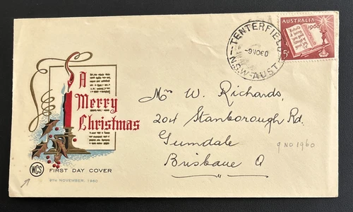 Australia FDC WCS 1960 A Merry Christmas