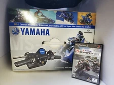NEW YAMAHA MOTOR SPORTS CONTROLLER FOR PS2 & SUZUKI TT SUPERBIKES REAL ROAD CIB