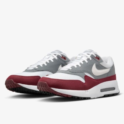 Nike Air Max 1 '86 OG G Golf Shoes 'Tim Red/Grey' (DV1403-600