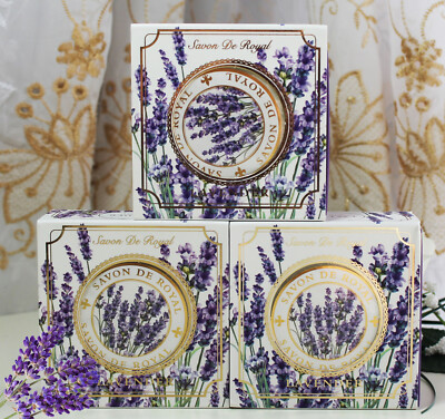 3x100g Savon De Royal Seife Lavendel Votamin E Soap ideal als Geschenk VEGAN