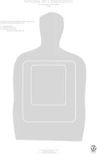 TQ-16 Official 50 Foot NRA Training & Qualification Target, 14" x 21"
