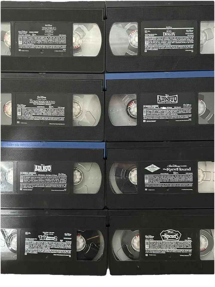 Huge Lot 38 Disney VHS Tapes Only No Covers - Hits Classics Black Diamond More - Image 3 of 4