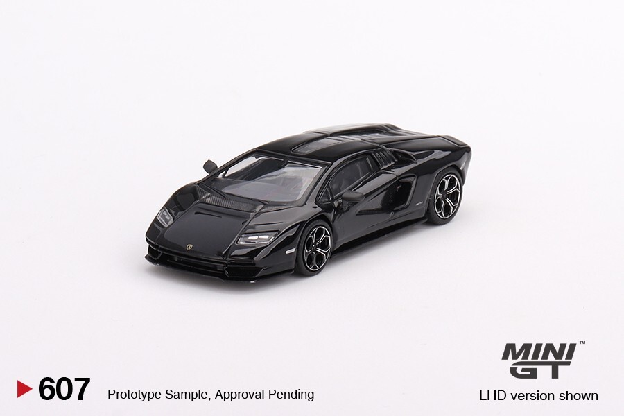 MINI GT №607 ランボルギーニカウンタック Mini GT 1:64 Lamborghini Countach LPI 800-4 Nero Maia Black